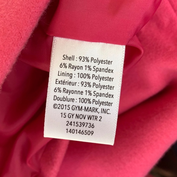 GYMBOREE Girls Pink Full Zipper Jacket SIZE S (5-6) - Picture 7 of 7
